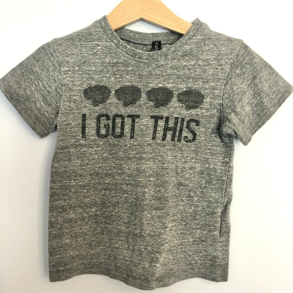 Pixie Lane “I Got This” Tee in Heather Gray